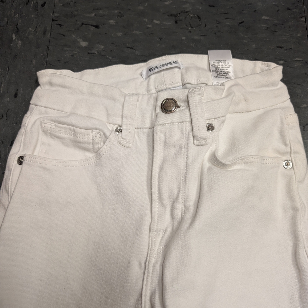 Good American Women's Crisp White Skinny Jeans - Picture 2 of 10